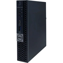 DELL OptiPlex 5070 Micro/i5-9th/16GB/512GB/Win Pro COA/fekete asztali számítógép (Használt A+)
