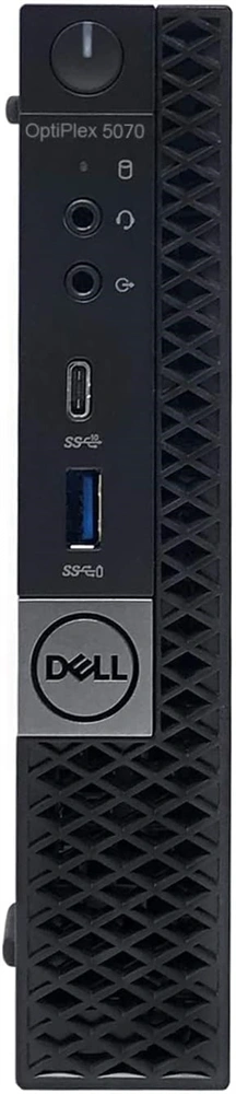 DELL OptiPlex 5070 Micro/i5-9th/8GB/256GB/Win Pro COA/fekete asztali számítógép (Használt A+)