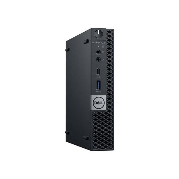 DELL OptiPlex 7070 Micro/i5-9500T/16GB/256GB/Win Pro COA/fekete asztali számítógép (Használt A+)