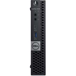 DELL OptiPlex 7070 Micro/i5-9th/16GB/512GB/Win Pro COA/fekete asztali számítógép (Használt A+)