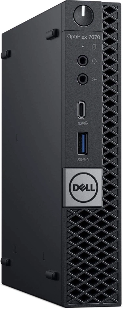 DELL OptiPlex 7070 Micro/i5-9th/16GB/512GB/Win Pro COA/fekete asztali számítógép (Használt A+)