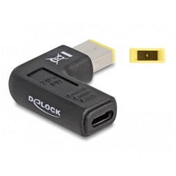 Delock 60003 Átalakító Laptop töltőkábel USB Type-C female > Lenovo 11.0 x 4.5mm male 90 fokos