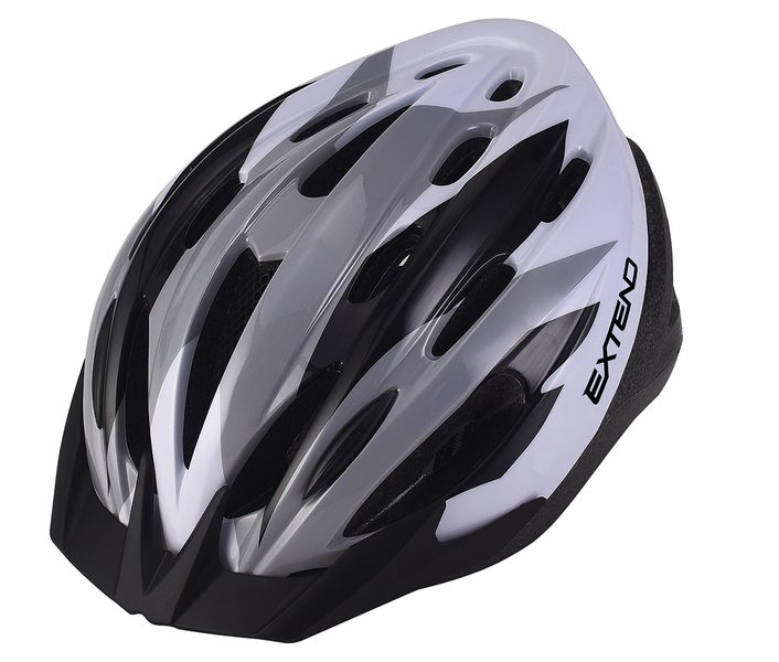 DEMA Extend ELEMENT fehér 55-58 cm kerékpáros sisak