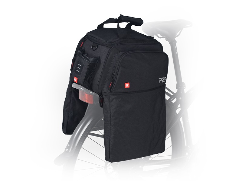 DEMA P2R STOWMAN EXP fekete kerékpáros túratáska
