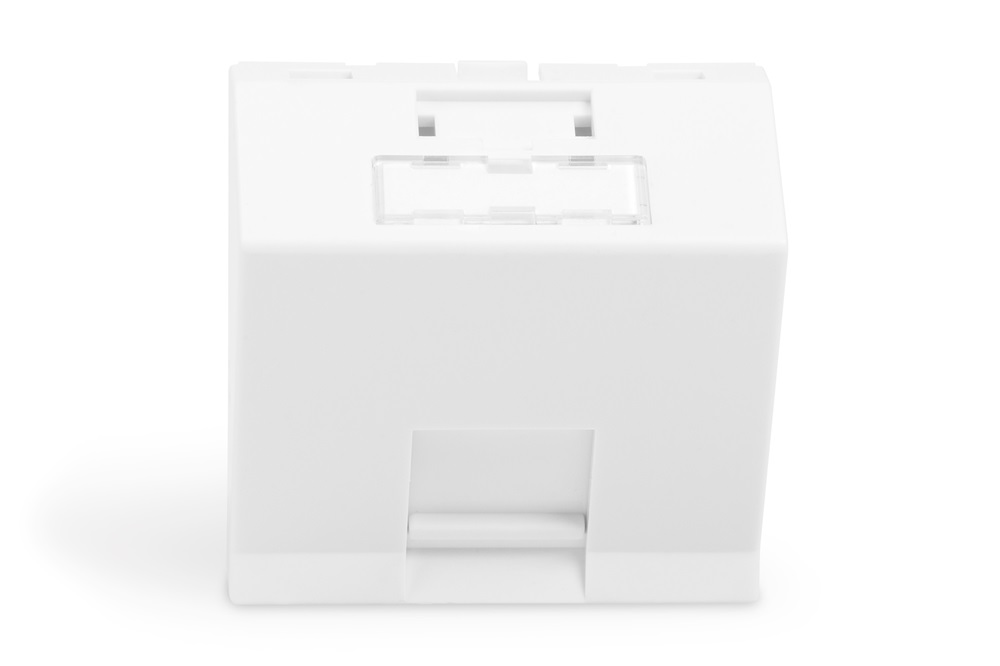 DIGITUS DN-93802-6-SH 45x22,5mm fehér kapcsolókeret és vakdugó