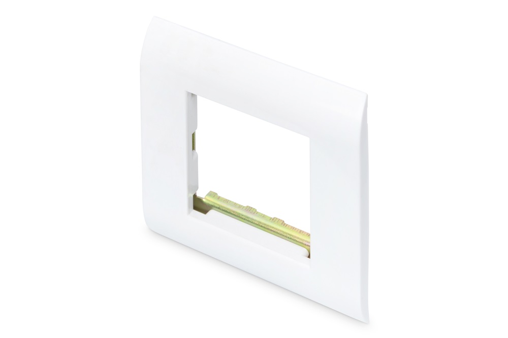 DIGITUS DN-93802-7-SH 45x45mm fehér kapcsolókeret és vakdugó