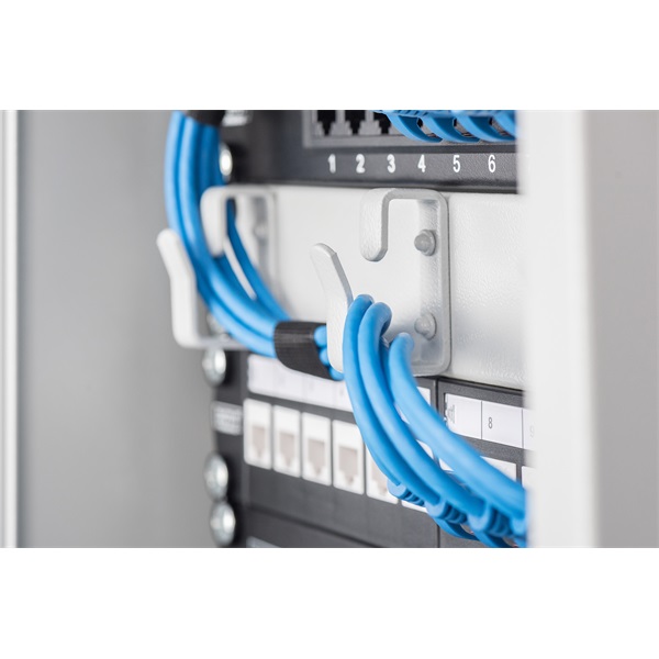DIGITUS 12port 10" 1U fekete moduláris üres Patch Panel