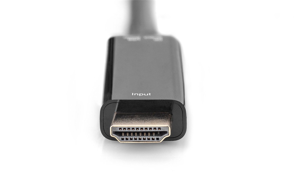 DIGITUS 1920 x 1080 4K 3D 30Hz USB-A - HDMI 1.4 -  1.2 DisplayPort kábel 0,2m