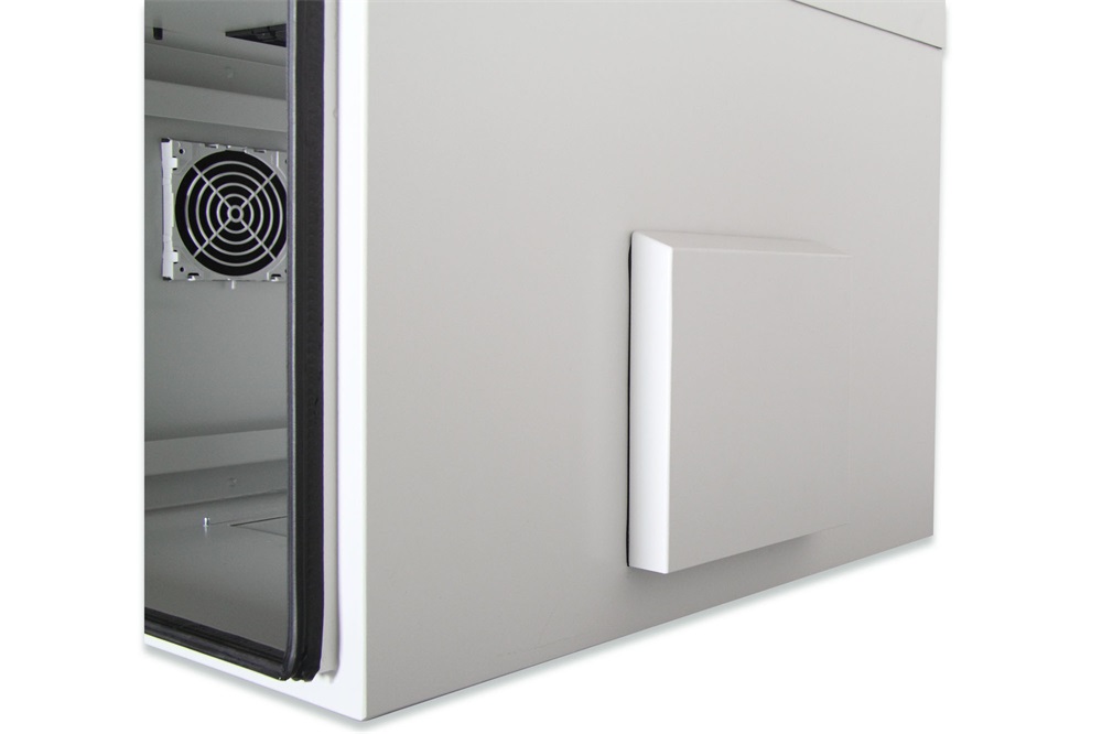 DIGITUS 19" 9U 579x600x600mm IP55 kültéri szürke fali rack szekrény