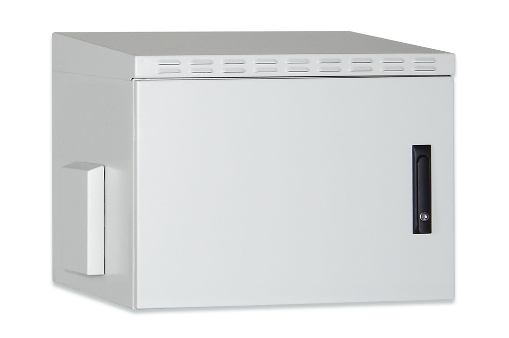 DIGITUS 19" 16U 891x600x450mm IP55 kültéri szürke fali rack szekrény