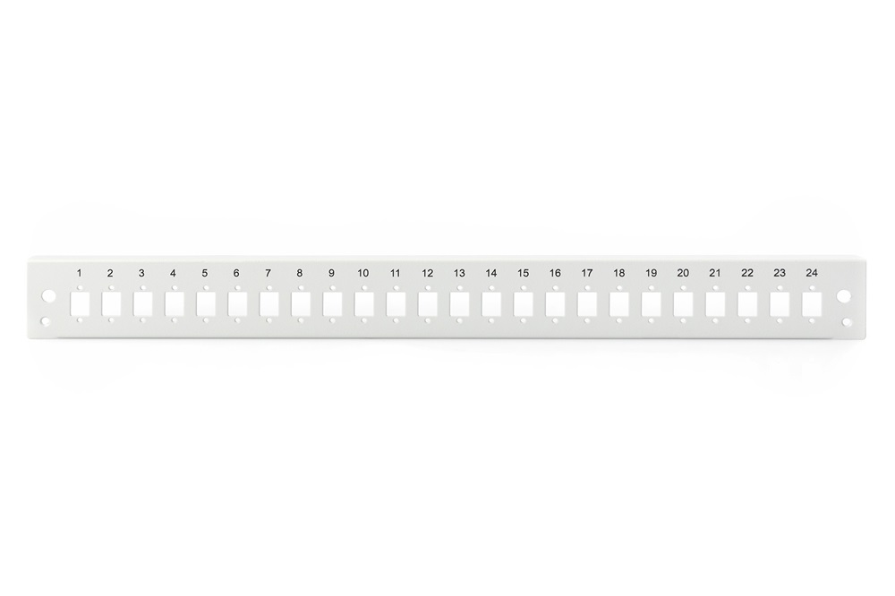 DIGITUS 1U 24x LC duplex/SC simplex szürke patch panel előlap