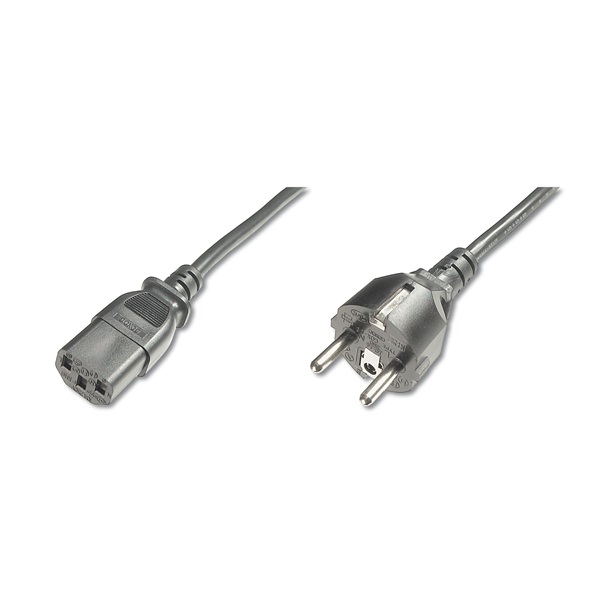 DIGITUS 250V 10A IEC C13 csatlakozó CEE 7/7 schuko dugó 1,2m tápkábel