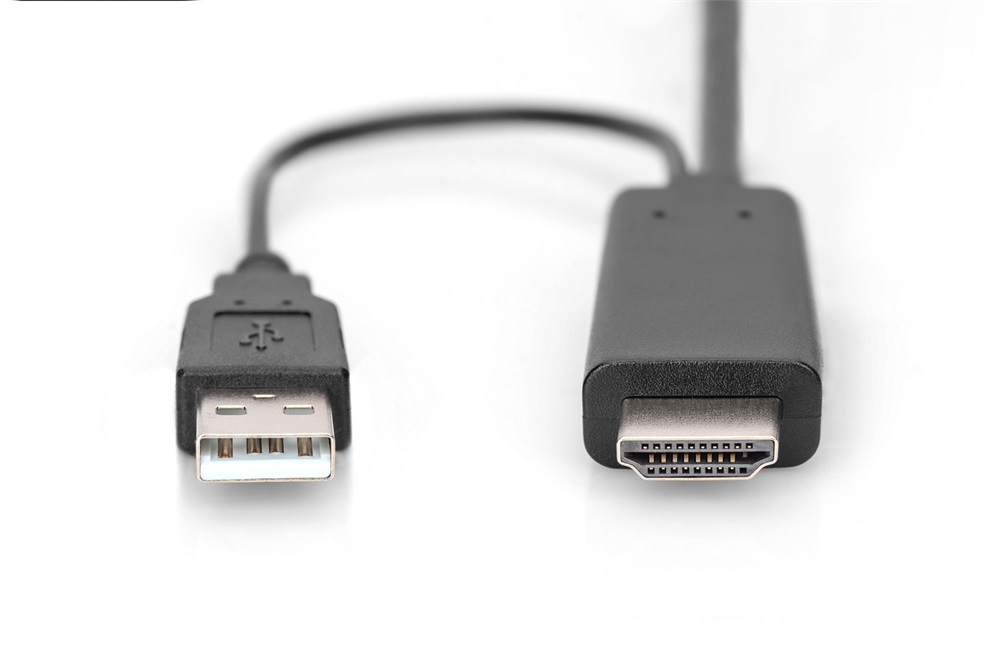 DIGITUS 4K Ultra HD 30Hz HDM 1.4 -DisplayPort 1.2 adapterkábel 2m