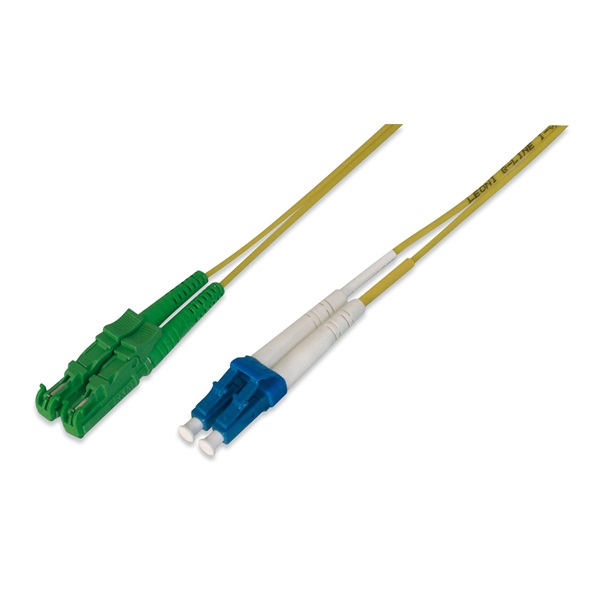 DIGITUS AL-9E2000LC-01I Duplex 2xE2000(APC) + 2xLC(UPC) monomódusú OS2 9/125 LSOH 1m optikai patch kábel