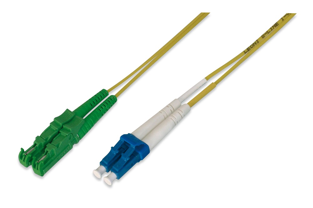 DIGITUS AL-9E2000LC-03I Duplex 2xE2000(APC) + 2xLC(UPC) monomódusú OS2 9/125 LSOH 3m optikai patch kábel