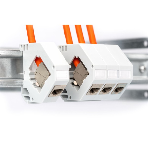 DIGITUS AN-25186 DIN sínre szerelhető üres aljzat
