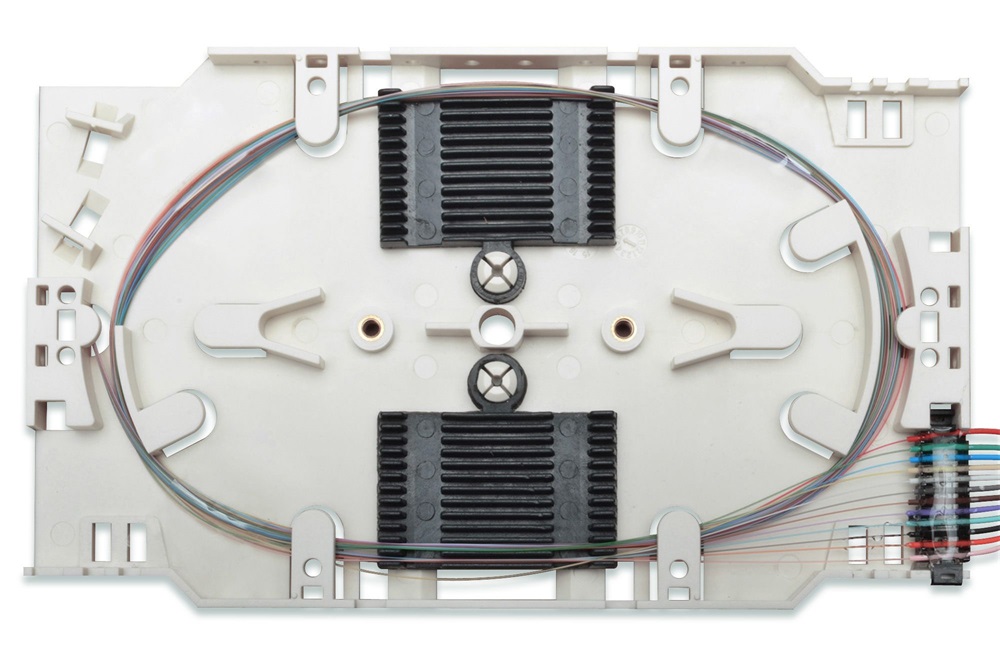 DIGITUS A-96933-02-UPC 12x LC/UPC 9/125 monomódusú OS2 LSOH optikai spiltter kazetta