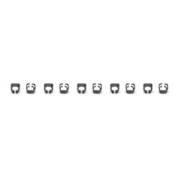 DIGITUS A-CC-BL Fekete RJ45 clips patch kábelhez 100db/csomag