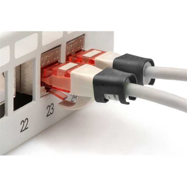 DIGITUS A-CC-BL Fekete RJ45 clips patch kábelhez 100db/csomag