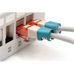 DIGITUS A-CC-B Kék RJ45 clips patch kábelhez 100db/csomag