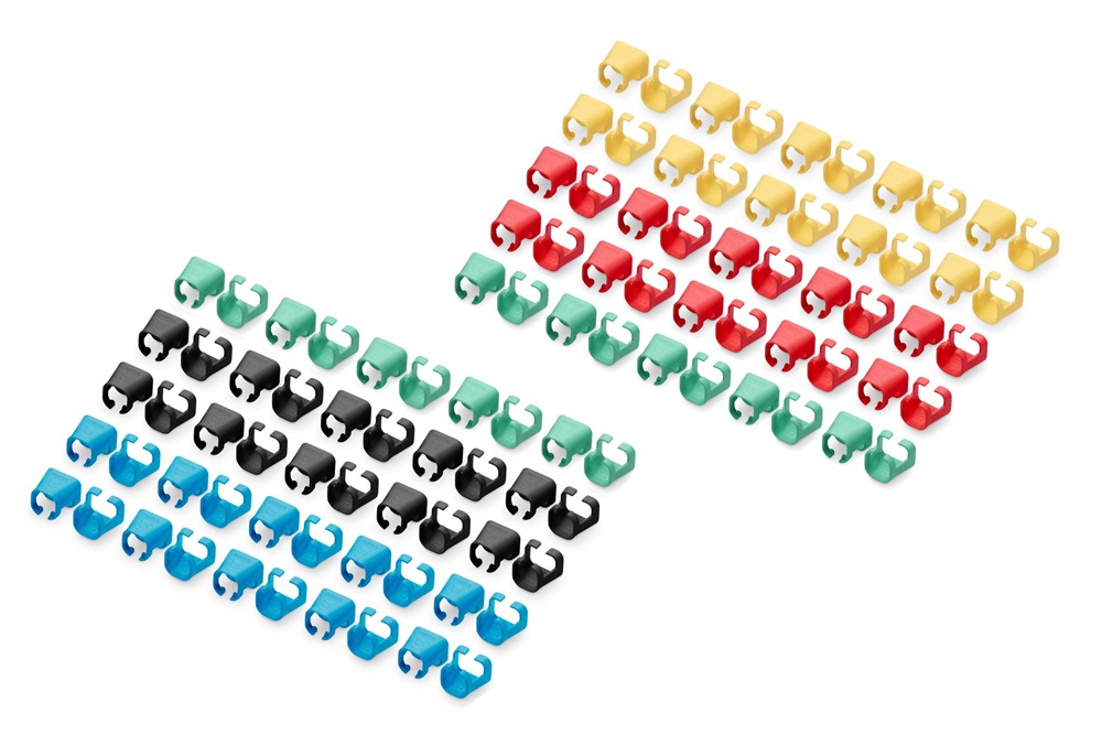 DIGITUS A-CC-M Vegyes színű RJ45 clips patch kábelhez 100db/csomag