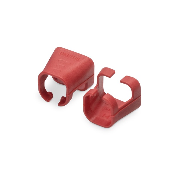 DIGITUS A-CC-R Piros RJ45 clips patch kábelhez 100db/csomag