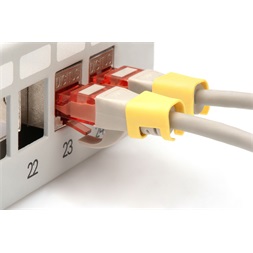 DIGITUS A-CC-Y Sárga RJ45 clips patch kábelhez 100db/csomag