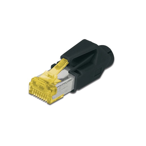 DIGITUS A-MO6A 8/8 HRS CAT6A Hirose TM31 árnyékolt 8P8C RJ45 törésgátlós dugó