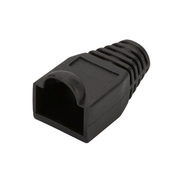 DIGITUS A-MOT 8/8 RJ45 8P8C fekete moduláris törésgátló 100db/csomag