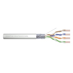 DIGITUS DK-1521-V-305 Cat.5e F/UTP 100MHz Eca PVC 305m árnyékolt szürke fali kábel