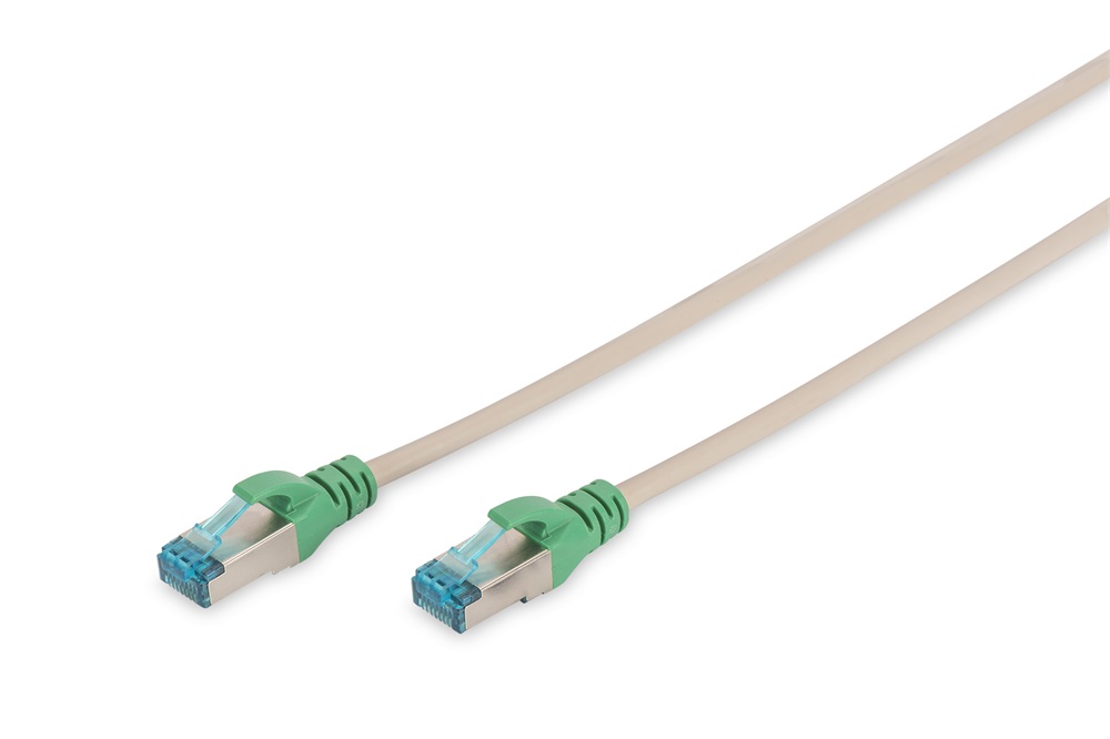 DIGITUS Cat.5e F/UTP PVC 1m árnyékolt szürke patch kábel