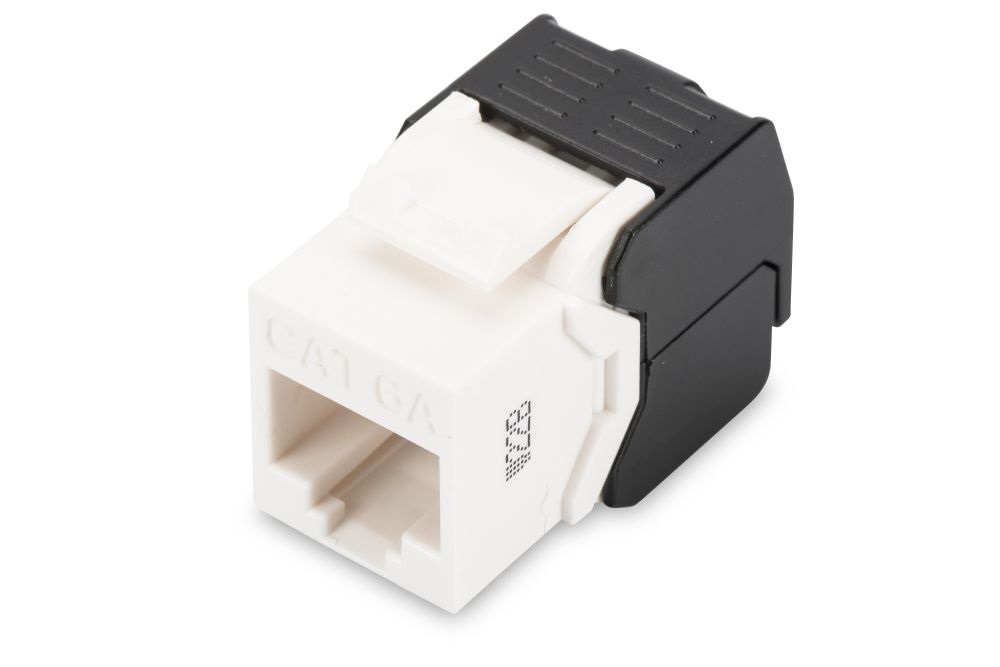 DIGITUS CAT6A árnyékolatlan szerszám nélkül szerelhető Keystone Jack