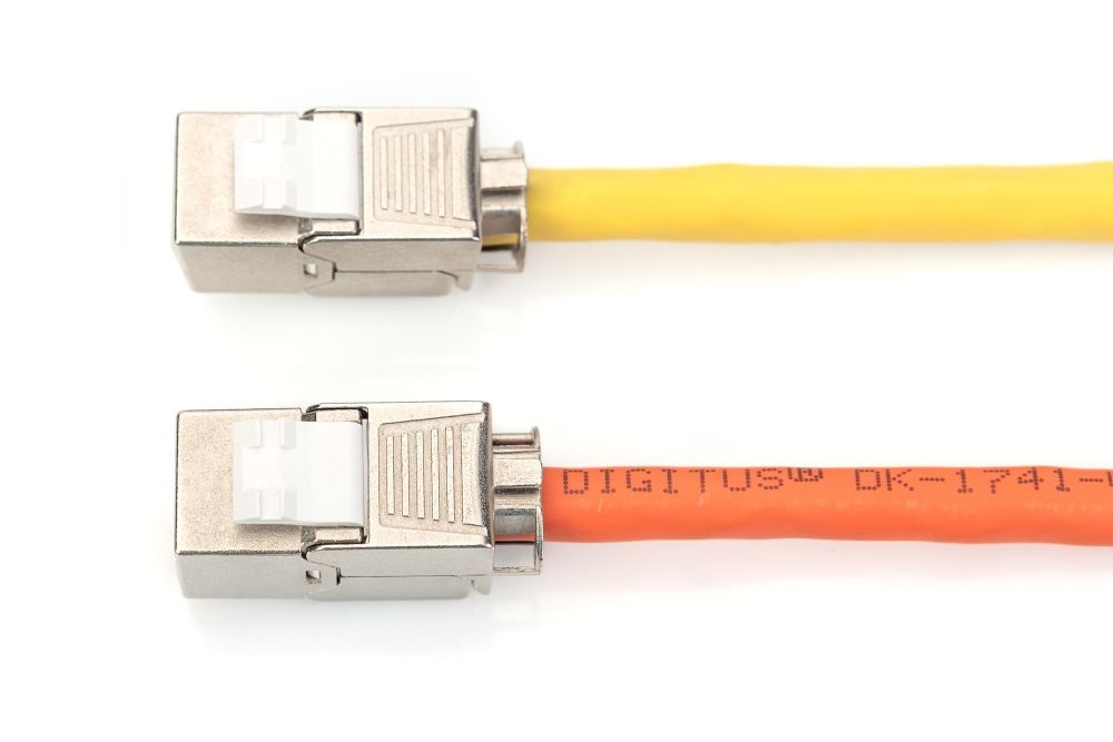 DIGITUS CAT6A árnyékolt szerszám nélkül szerelhető Keystone Jack