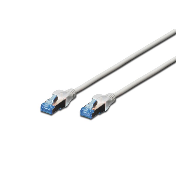 DIGITUS CAT.5e SF/UTP PVC 5m szürke patch kábel