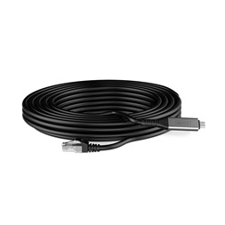DIGITUS Cat.6A 1GbE RJ45 S/FTP LSZH USB 3.2 Gen1 type-C Ethernet kábel 5m