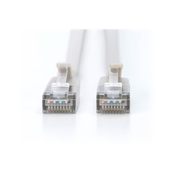 DIGITUS Cat.6A F/FTP LSZH 0,5m szürke slim patch kábel