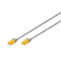 DIGITUS Cat.6A U/UTP LSZH 1m szürke slim patch kábel