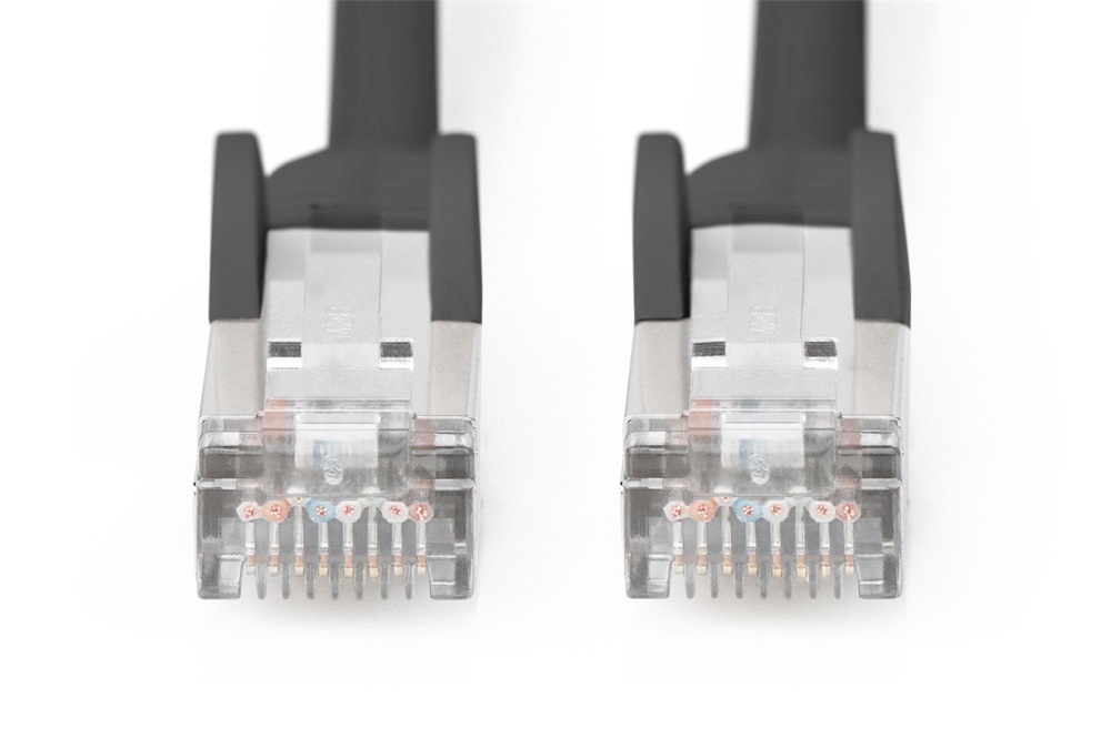 DIGITUS Cat.6 S/FTP LSZH 10m fekete patch kábel
