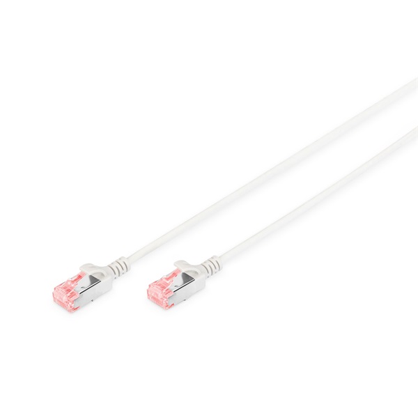 DIGITUS Cat.6 U/FTP LSZH 10m szürke slim patch kábel