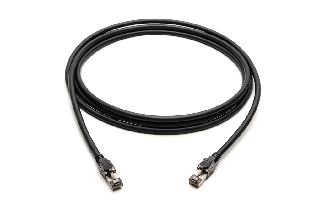 DIGITUS Cat.8.1 S/FTP LSZH 3m fekete patch kábel