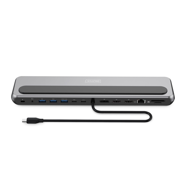 DIGITUS DA-70919 USB-C 12 portos univerzális notebook dokkoló állomás