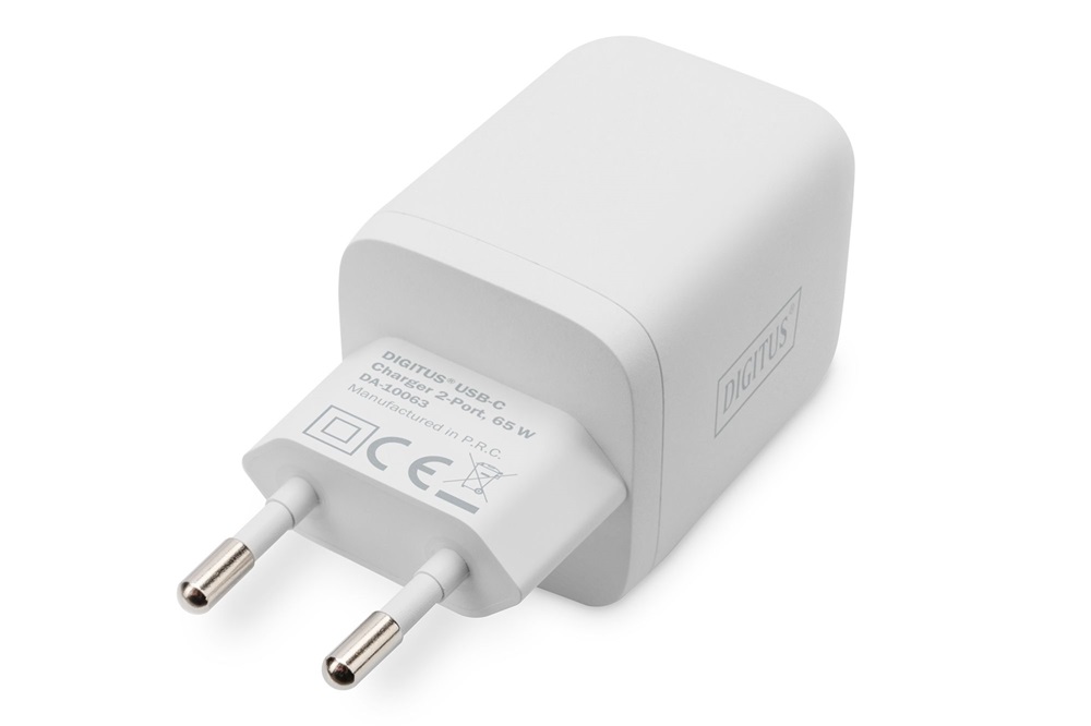 DIGITUS DA-10063 2 port USB Type-C 65W töltőadapter