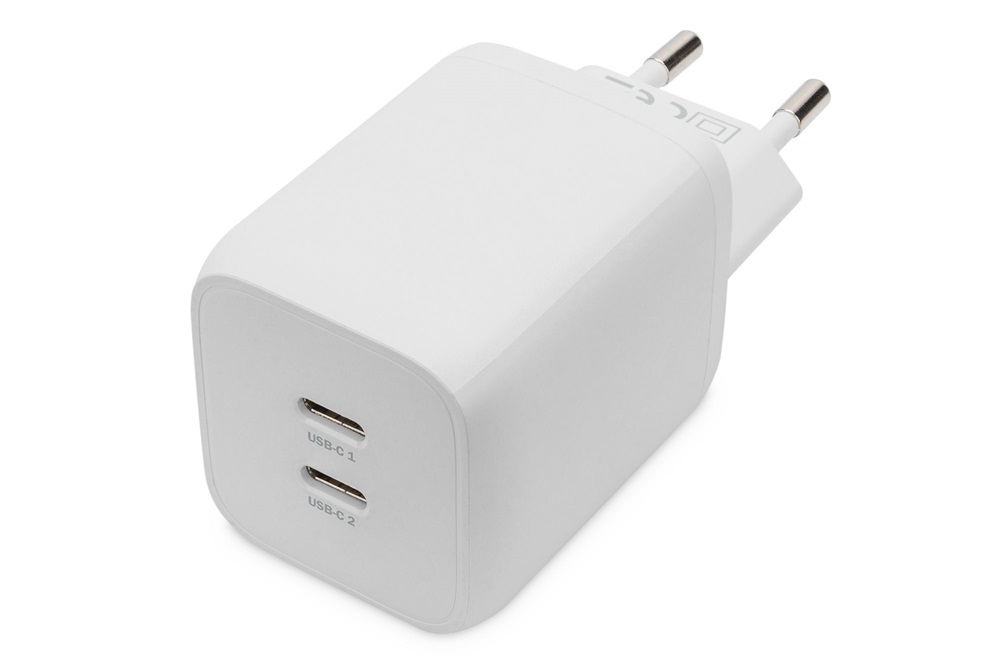 DIGITUS DA-10063 2 port USB Type-C 65W töltőadapter