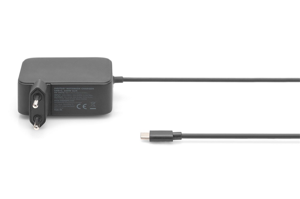 DIGITUS DA-10072 USB Type-C 100W notebook töltőadapter