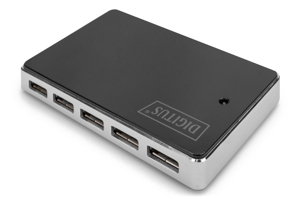 DIGITUS DA-70229 10 portos USB 2.0 HUB