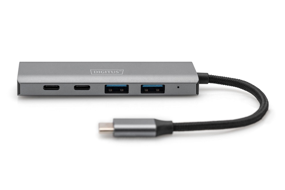 DIGITUS DA-70245 4 portos 2x USB 3.1 2x USB-C 3.1 HUB