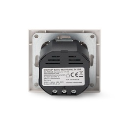 DIGITUS DA-70613 2xUSB 250V schuko süllyesztett fali aljzat