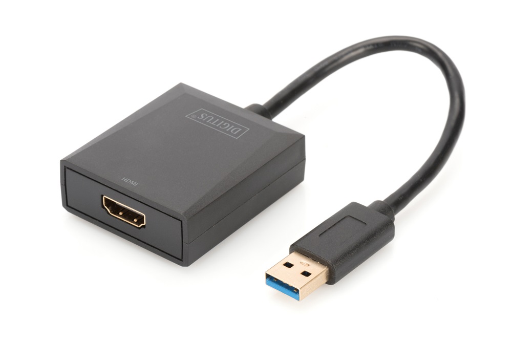DIGITUS DA-70841 1080p USB HDMI video digitalizáló adapter fekete