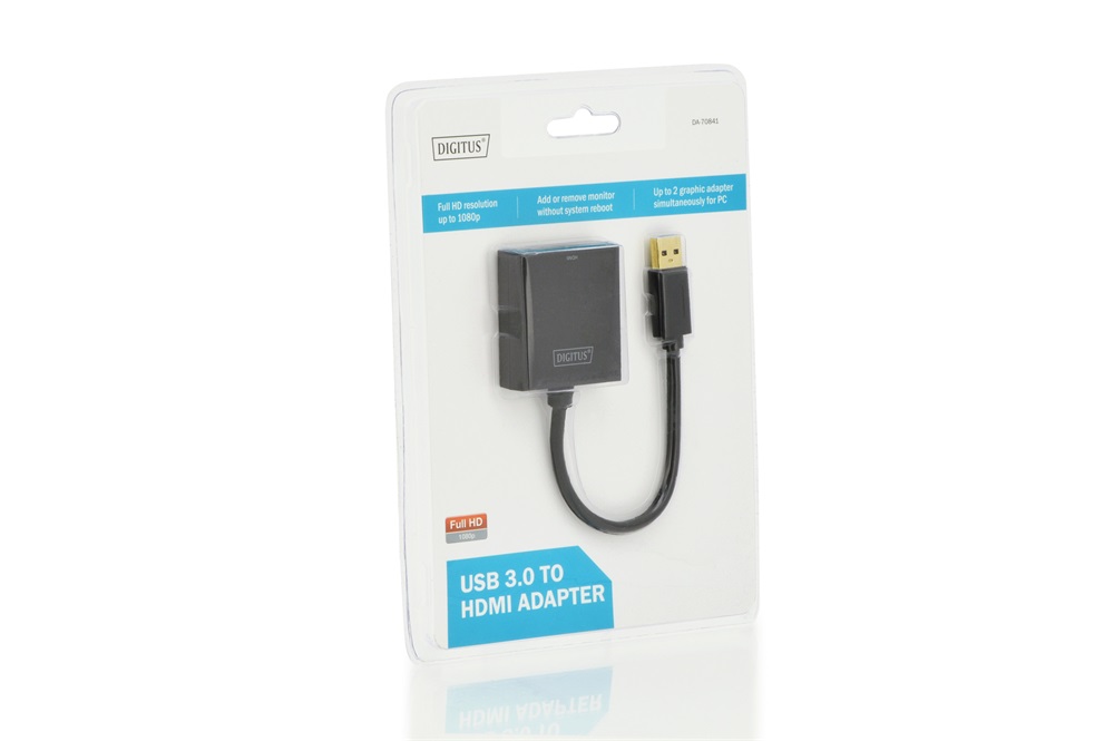 DIGITUS DA-70841 1080p USB HDMI video digitalizáló adapter fekete