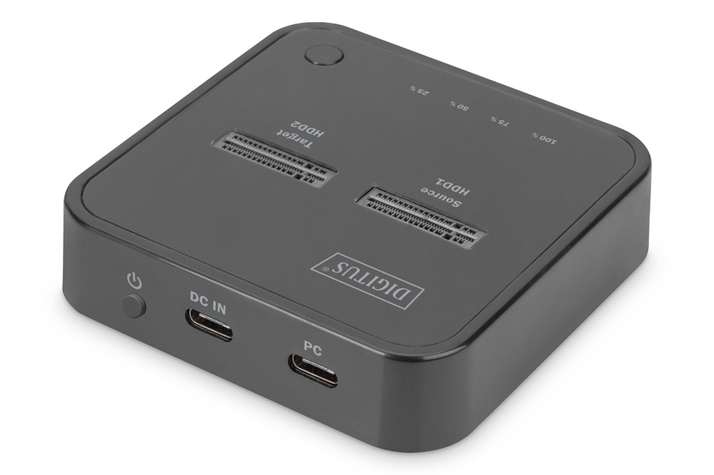 DIGITUS DA-71545 Dual M.2 NVMe SSD dokkoló állomás